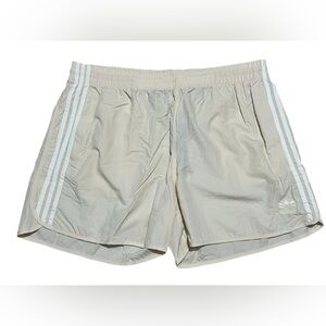 Adidas men’s sprinter shorts Athletic Shorts Lightweight Elastic Waist cream 2XL